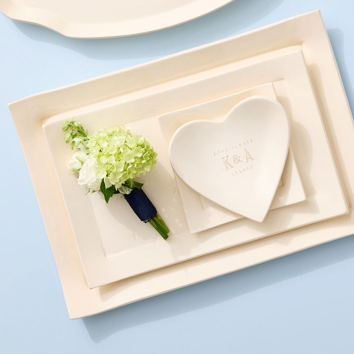 Personalized "Love Always" Heart Catchall