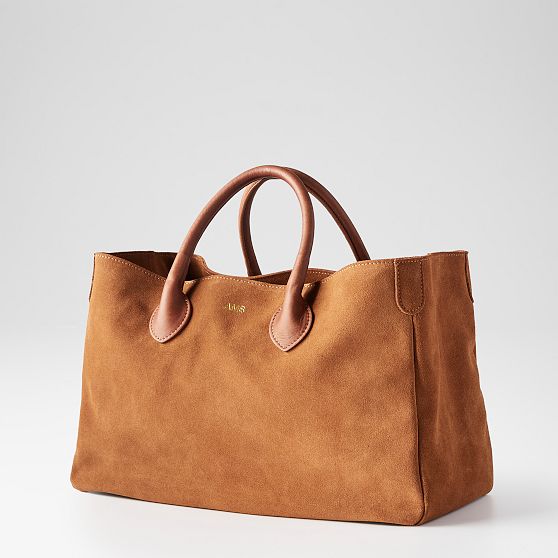 Elisabetta Suede Handbag | Mark and Graham display picture 2
