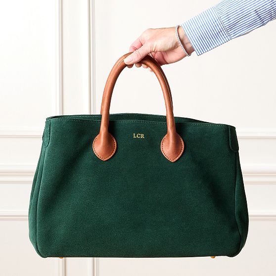 Elisabetta Suede Handbag