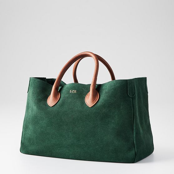 Elisabetta Suede Handbag | Mark and Graham display picture 1
