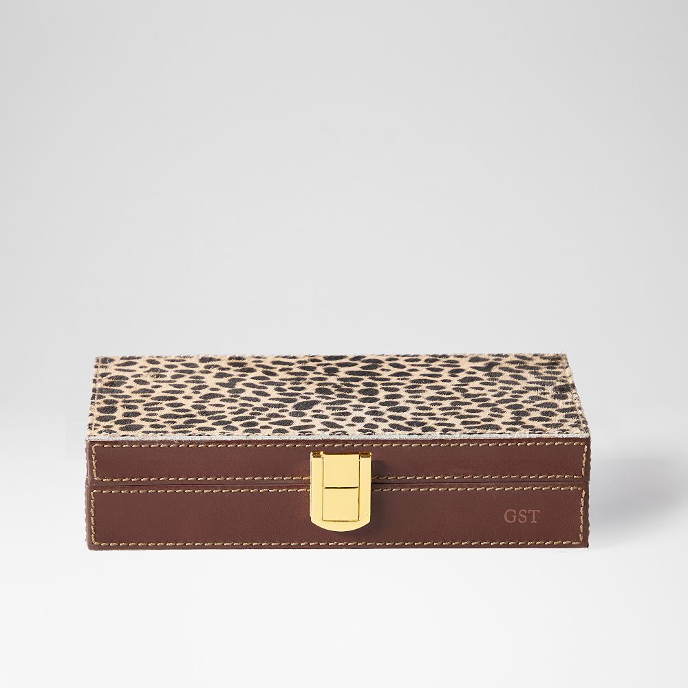 Mark and Graham | Leopard Hide Domino Game Set