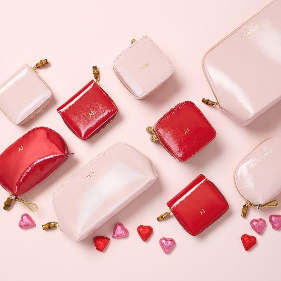 Patent Leather Jewelry Case