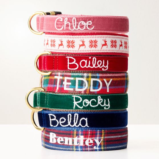 Hand-Embroidered Velvet Collar