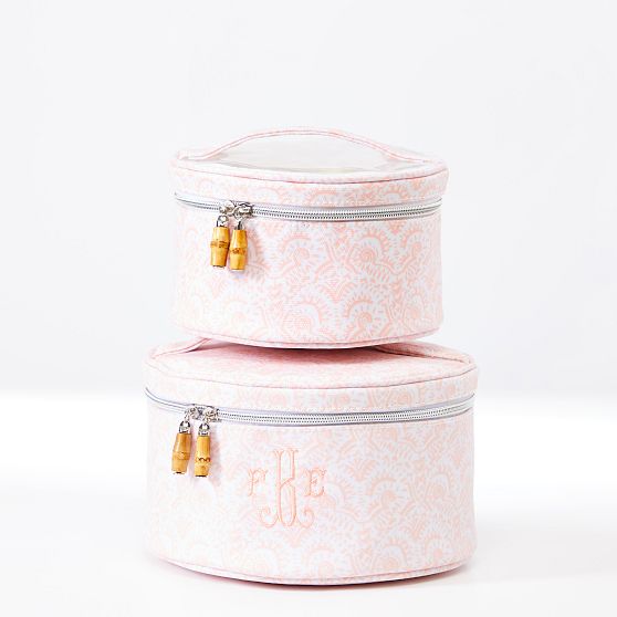 Round Nested Travel Cosmetics Case