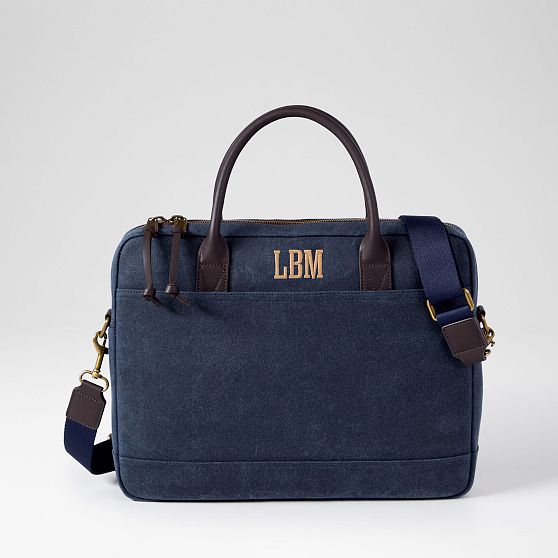 Jack Waxed Canvas Briefcase