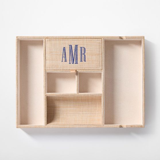 Montauk Raffia Valet Tray