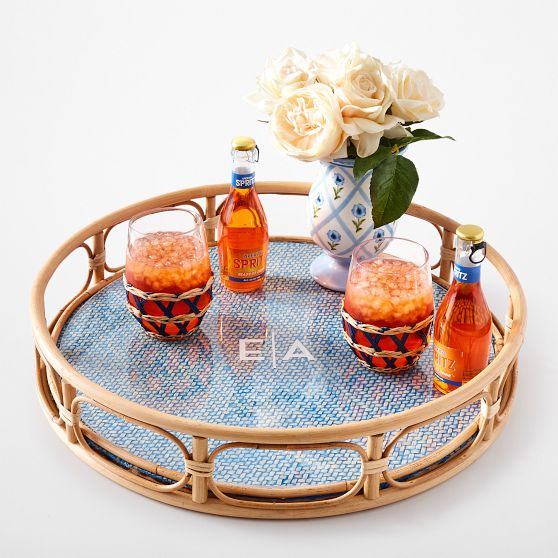 Bamboo Round Serving Tray​