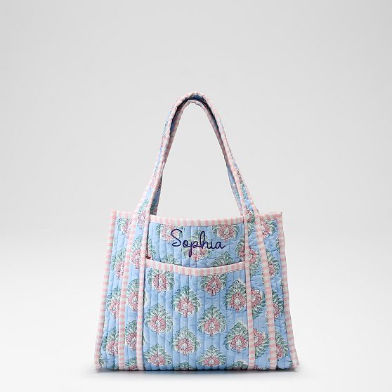 Block Print Mini Tote
