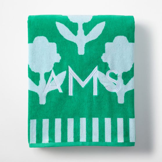 Bloom Terry Velour Beach Towel​