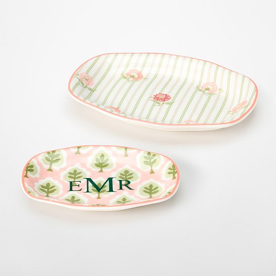 Sanderson Ceramic Catchalls, Set of 2