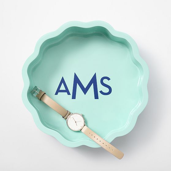 Bloom Lacquer Round Mini Tray