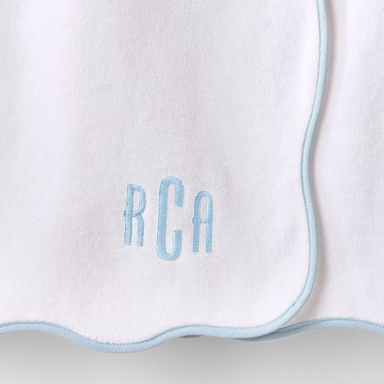 Scalloped Spa Towel Wrap