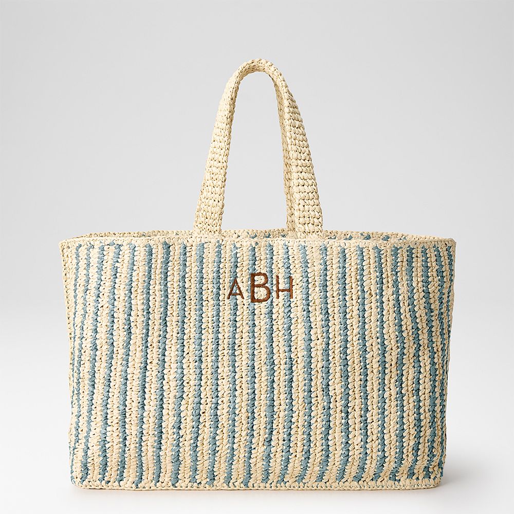 Seacliff Handwoven Stripe Beach Tote