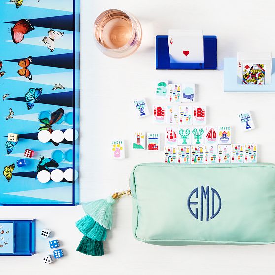 Acrylic Butterfly Backgammon Game Tray​