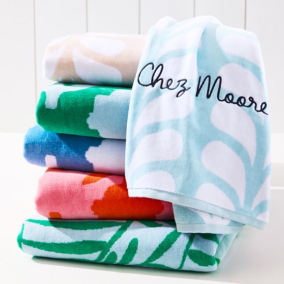 Bloom Terry Velour Beach Towel​
