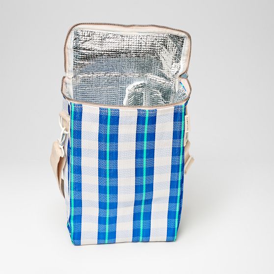 Striped Insulated Wine Tote​