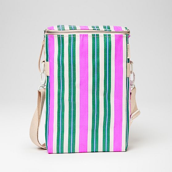 Striped Insulated Wine Tote​