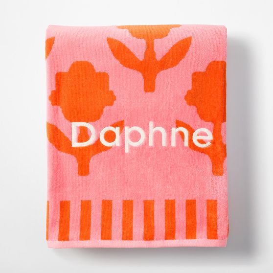 Bloom Terry Velour Beach Towel​