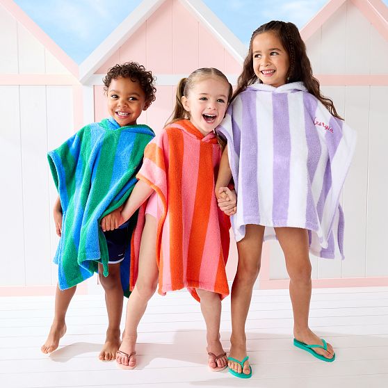 Cabana Stripe Kids Cover Up