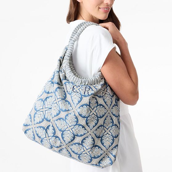 Block Print Canvas Tote​