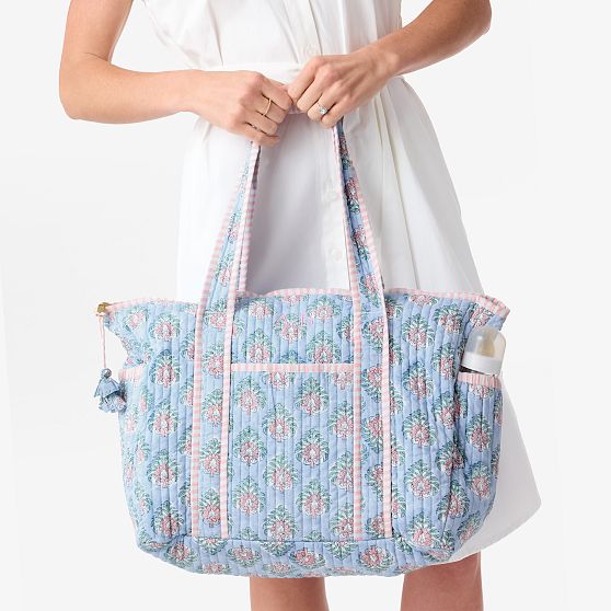 Block Print Diaper Bag