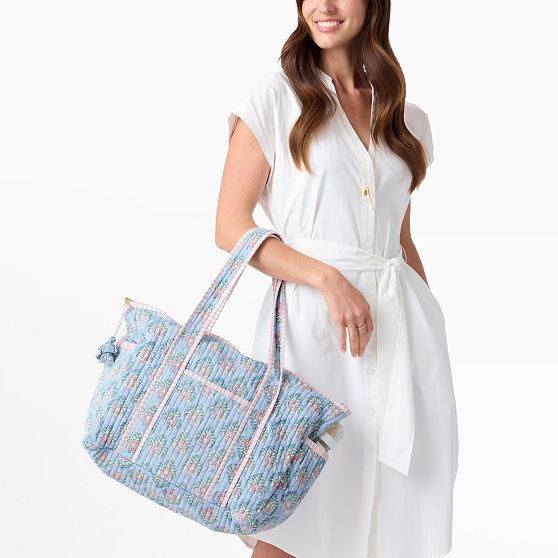 Block Print Diaper Bag