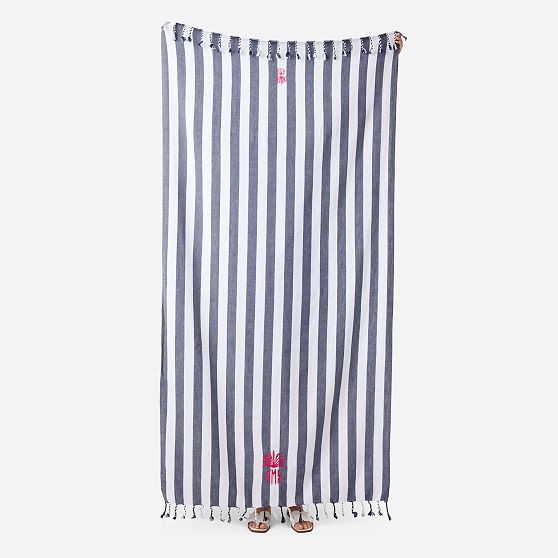Cabana Stripe Packable Beach Towel