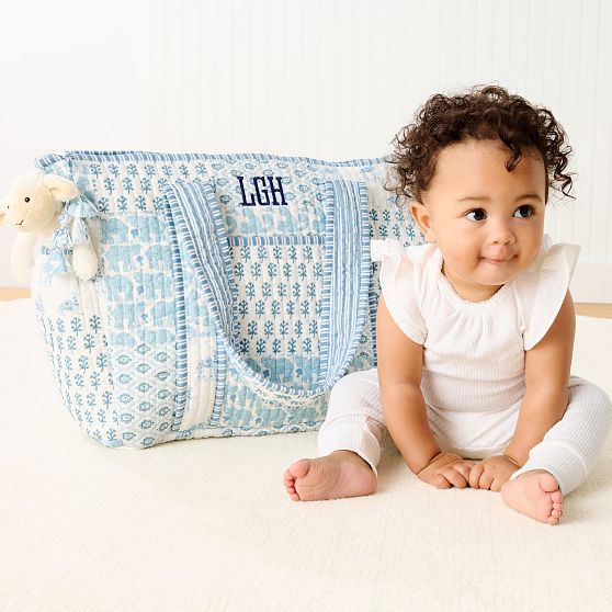 Patchwork Quilted Diaper Bag