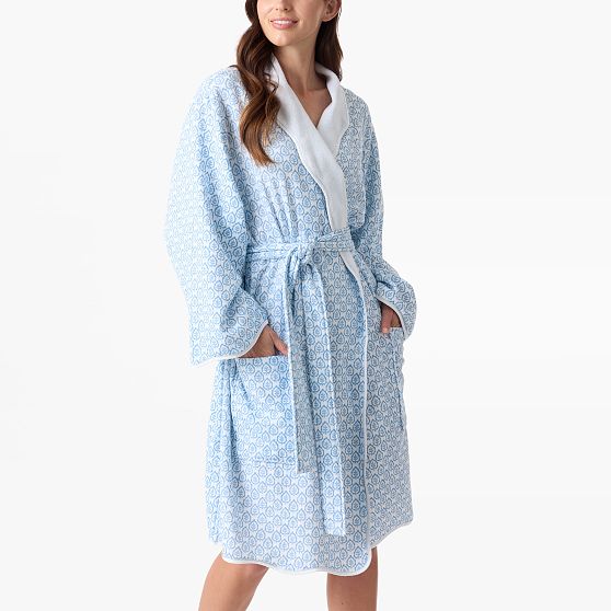 Sanderson Scalloped Bath Robe