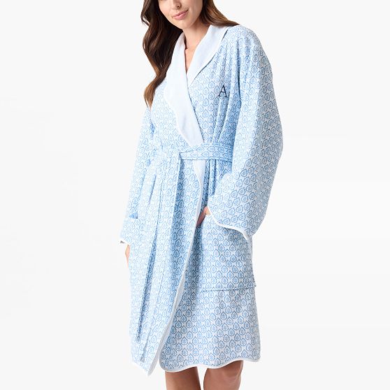 Sanderson Scalloped Bath Robe