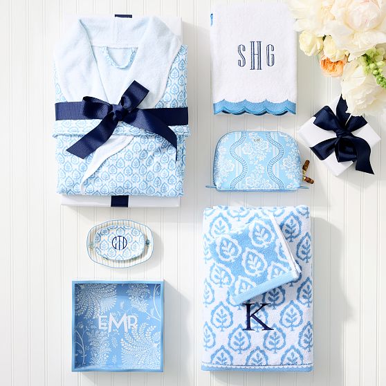 Sanderson Scalloped Bath Robe