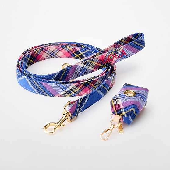 Classic Patterned Dog Leash Set