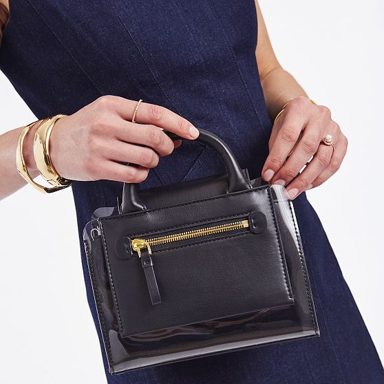 Clear Convertible Mini Handbag