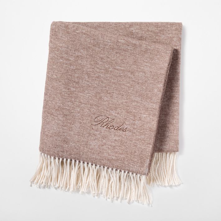 Italian Woven Throw Blanket - Elegant & Versatile | Mark and Graham