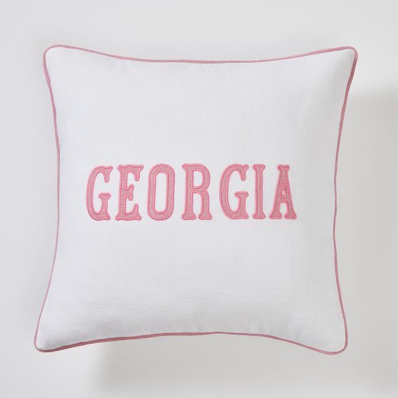 Bespoke Embroidered Pillow