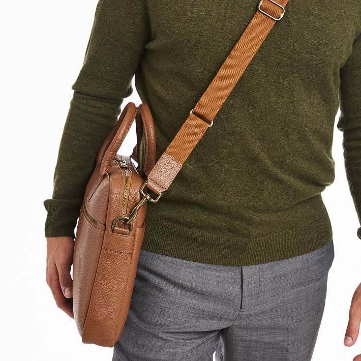Harvey Leather Briefcase – Classic Work Bag | Mark and Graham