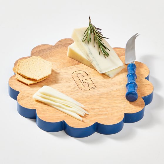 Mark &amp; Graham x Pencil &amp; Paper Co. Scalloped Cheese Board