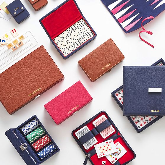 Leather Chinese Mahjong Game Set