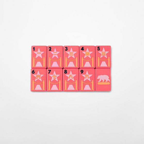 California Full-Sized Mahjong Tile Set