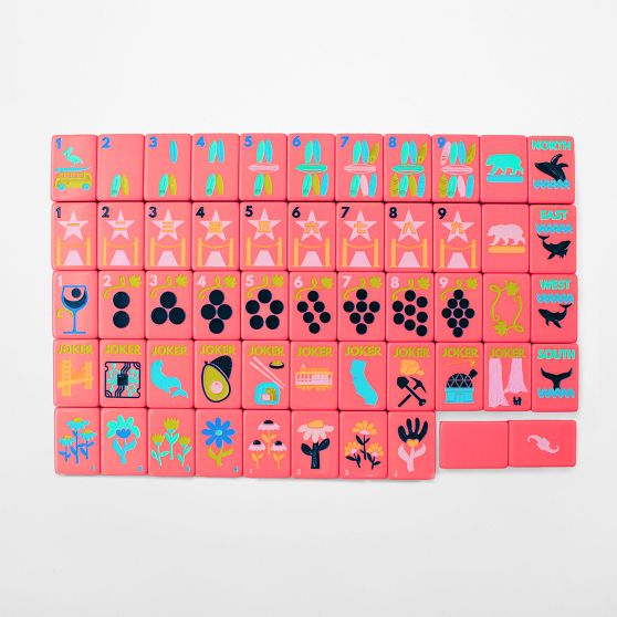 California Full-Sized Mahjong Tile Set