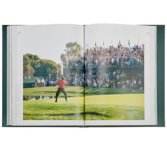 Leather Bound "Tiger Woods" Book