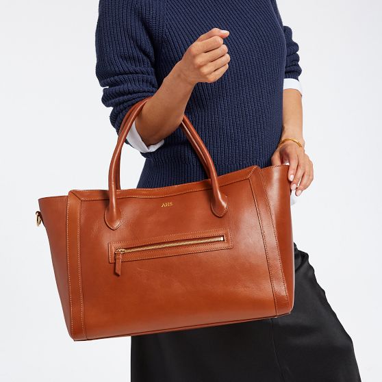 Zoe Leather Tote