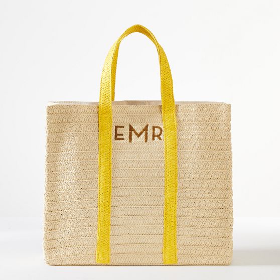 Oversized Straw Beach Tote