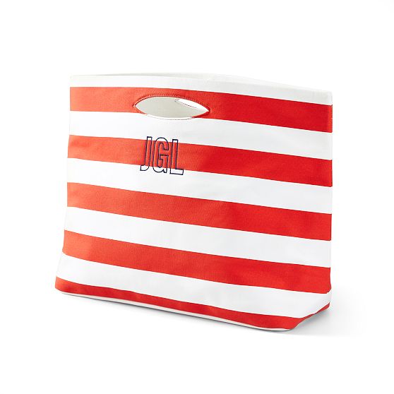 Striped Beach Bag