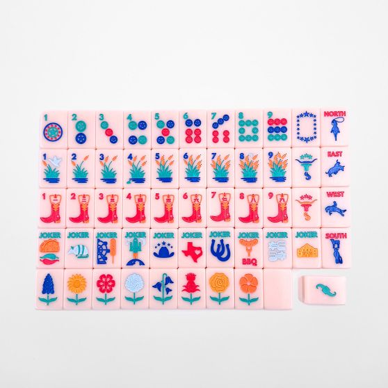 Texas Full-Sized Mahjong Tile Set