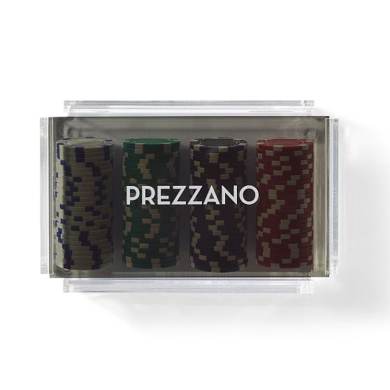 Acrylic Poker Game Set