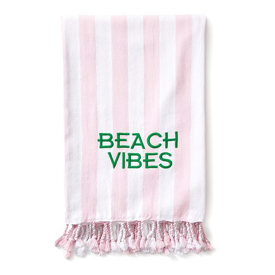 Cabana Stripe Packable Beach Towel