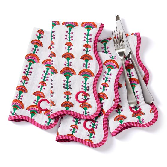 Furbish Block Print Napkins, Set of 4