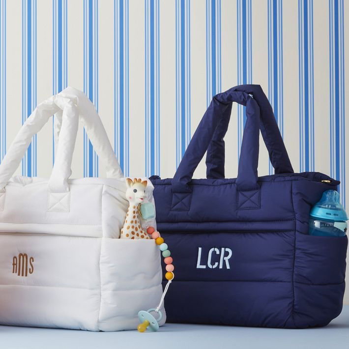 Lightweight Puffer Diaper Bag Tote | Mark and Graham