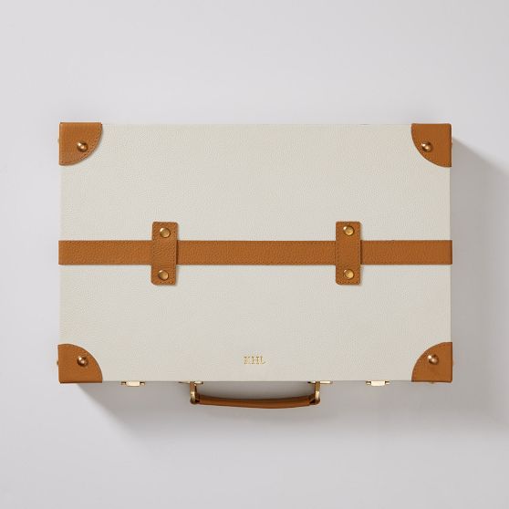 Montauk Leather Backgammon Game Set